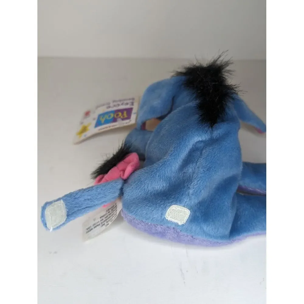 Vintage NWT Mattel Pooh Eeyore Beanbag Friend With Removable‎ Tail